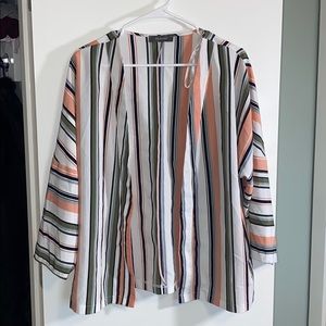 Striped cardigan